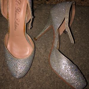 SPARKLING SILVER HEELS 👠✨❄️